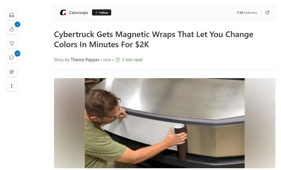 Tesla Cybertruck CybertruckCovers Full Coverage Prototypes (Photos) 1739384763038-im
