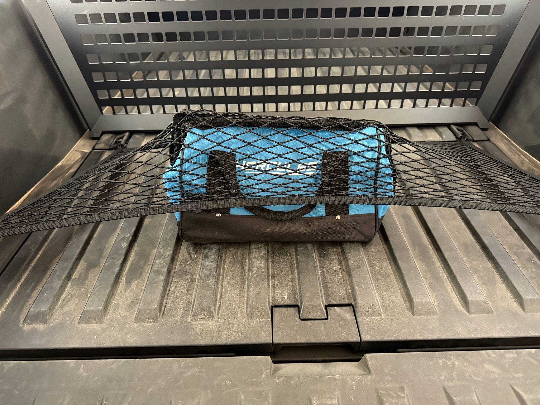 Tesla Cybertruck Trunk Cargo Mesh Net - Awesome IMG_6782