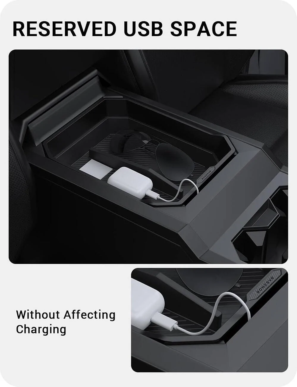 Tesla Cybertruck Limited Time Offer: 50% Off! New Product Officially Launched - BASENOR's 2024-2025 Tesla Cybertruck Armrest Storage Box Organizer! 1739434221716-gr