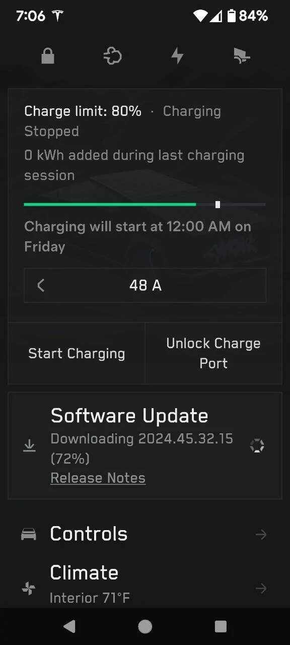 Tesla Cybertruck 2024.45.32.15 (FSD v13.2.7) Update Installed 1739491899719-pt
