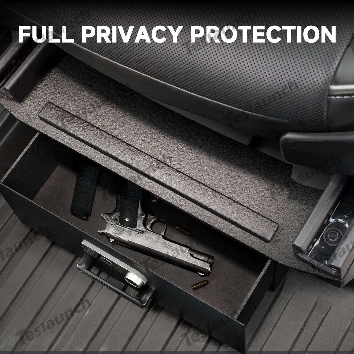 Tesla Cybertruck 🔒 Stay Secure with the Front Under-Seat Anti-Theft Safe Lockbox for Cybertruck – Protect What Matters! 🔒 3