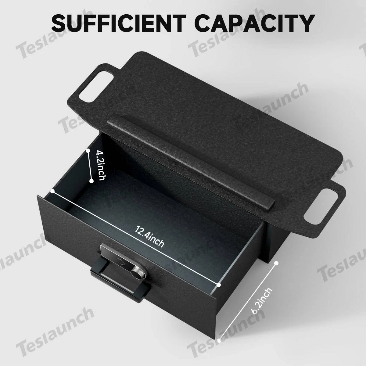 Tesla Cybertruck 🔒 Stay Secure with the Front Under-Seat Anti-Theft Safe Lockbox for Cybertruck – Protect What Matters! 🔒 5