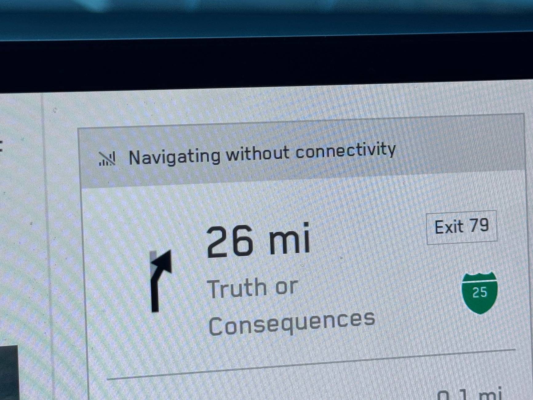 Tesla Cybertruck Premium Connectivity FAIL in the middle of Las Vegas IMG_8084
