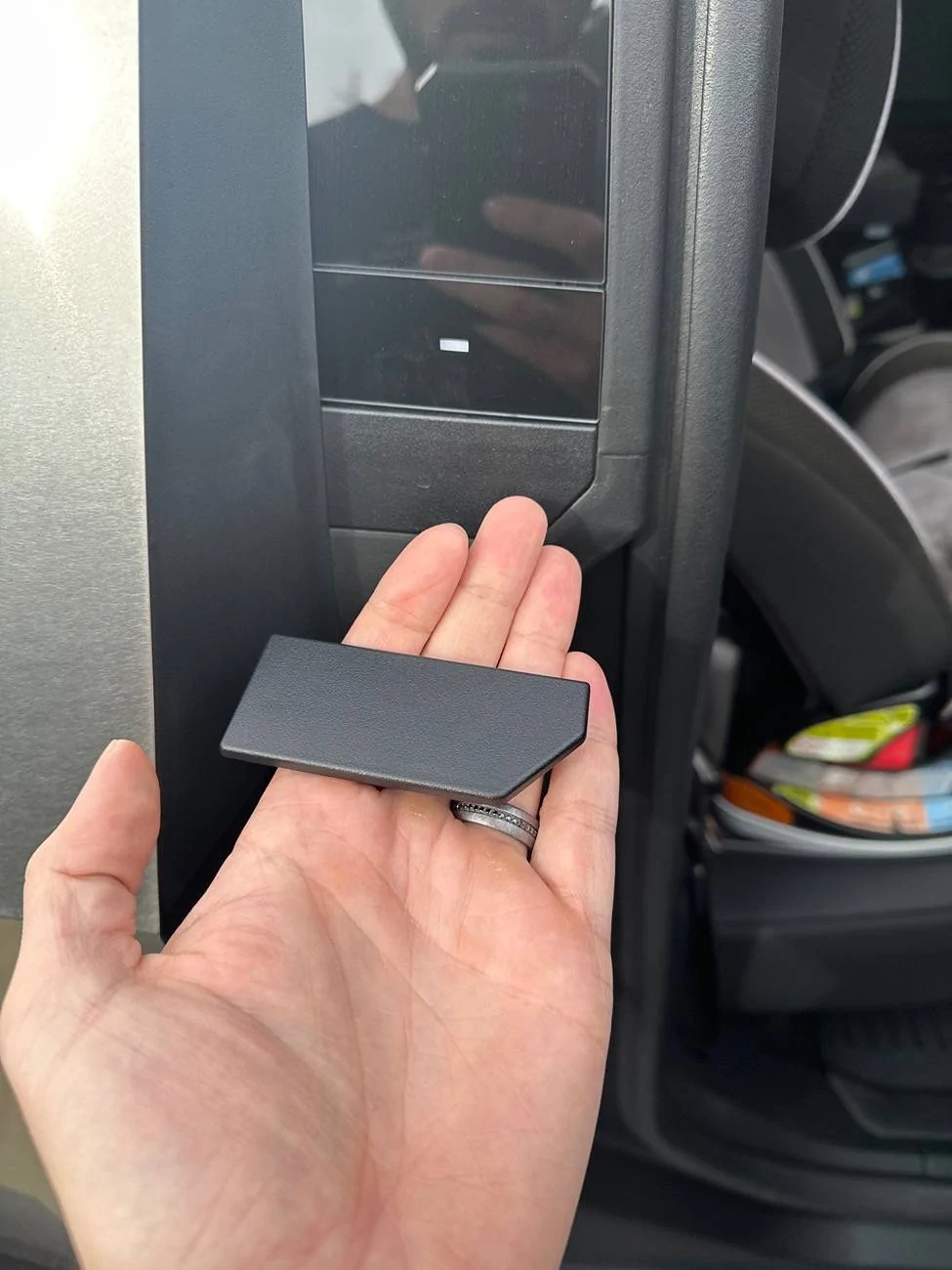 Tesla Cybertruck Can anyone identify this part? Found cleaning out new Beast imag