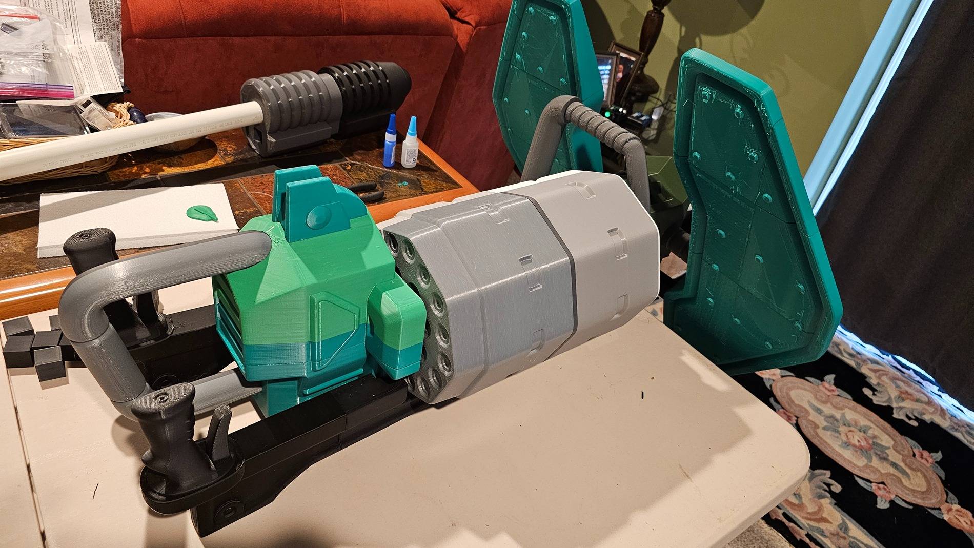 Tesla Cybertruck Cybertruck Defense System (Halo Motif) - Build Progress 20250217_133655