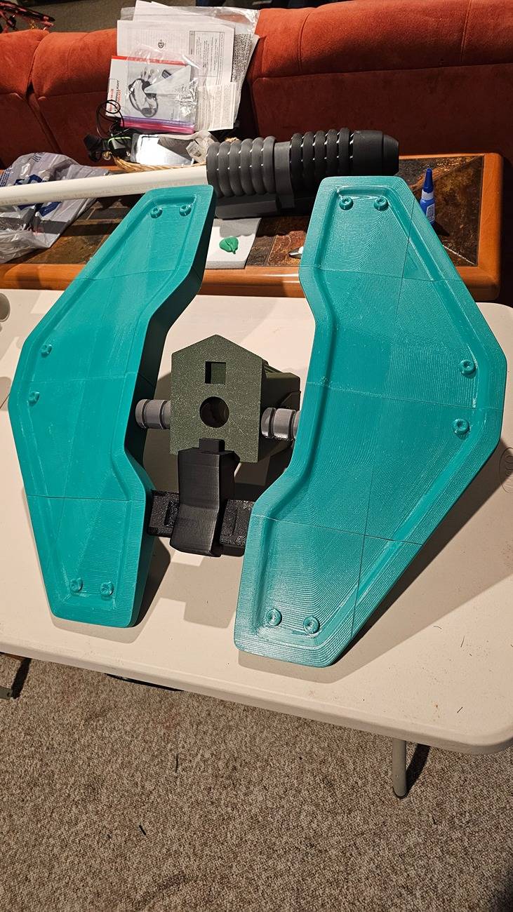 Tesla Cybertruck Cybertruck Defense System (Halo Motif) - Build Progress 20250217_132023