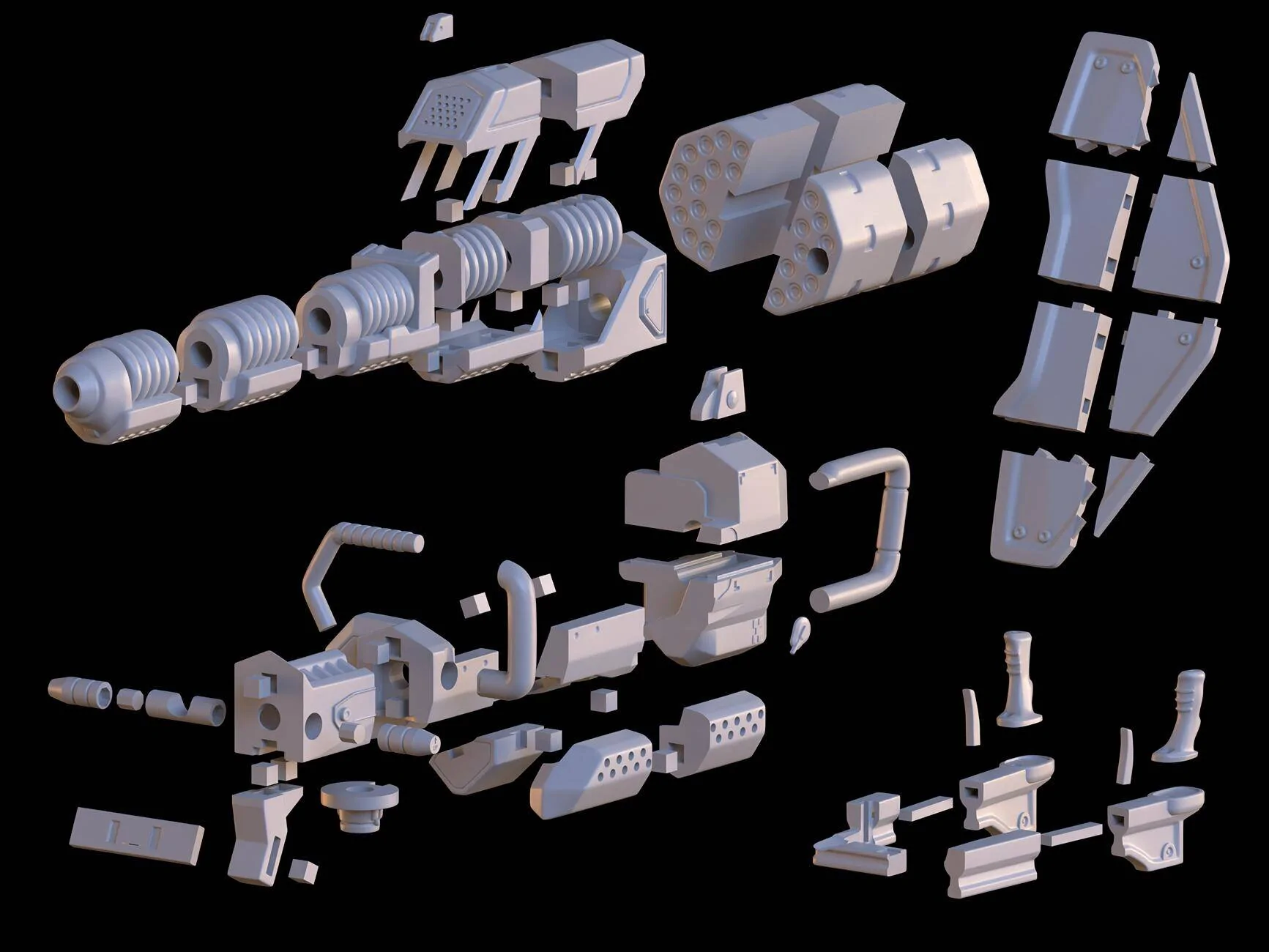 Tesla Cybertruck Cybertruck Defense System (Halo Motif) - Build Progress gauss1