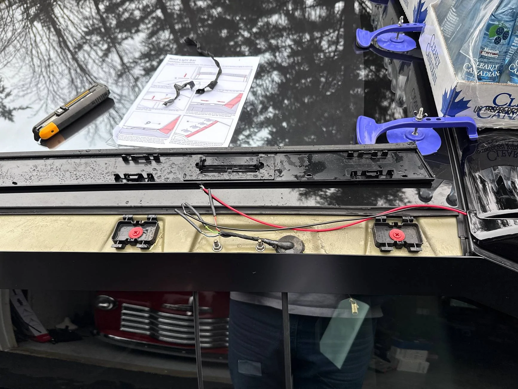 Tesla Cybertruck Install video and review of CyberGearCo Lightbar and Daytime running light IMG_9249