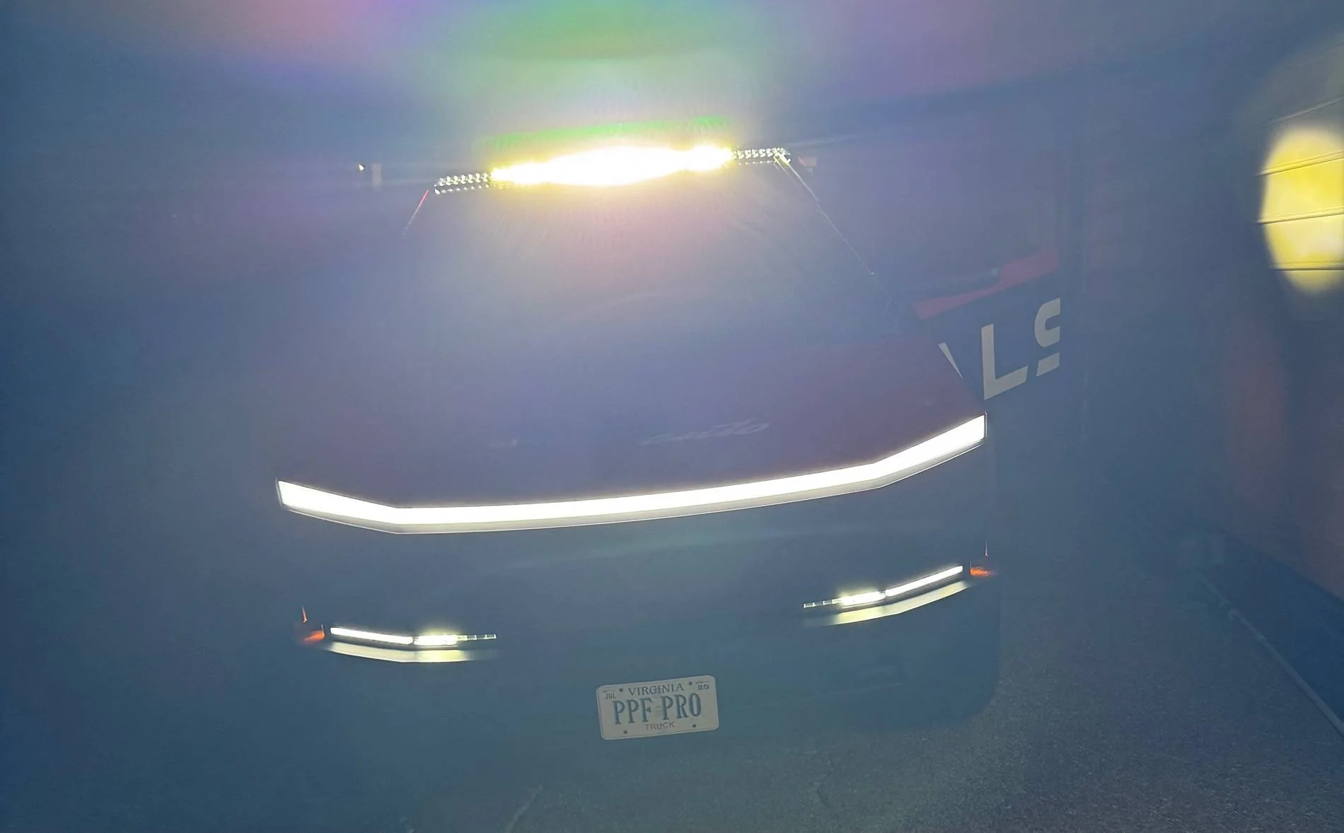 Tesla Cybertruck Light Bar Install - Check your app! IMG_4879