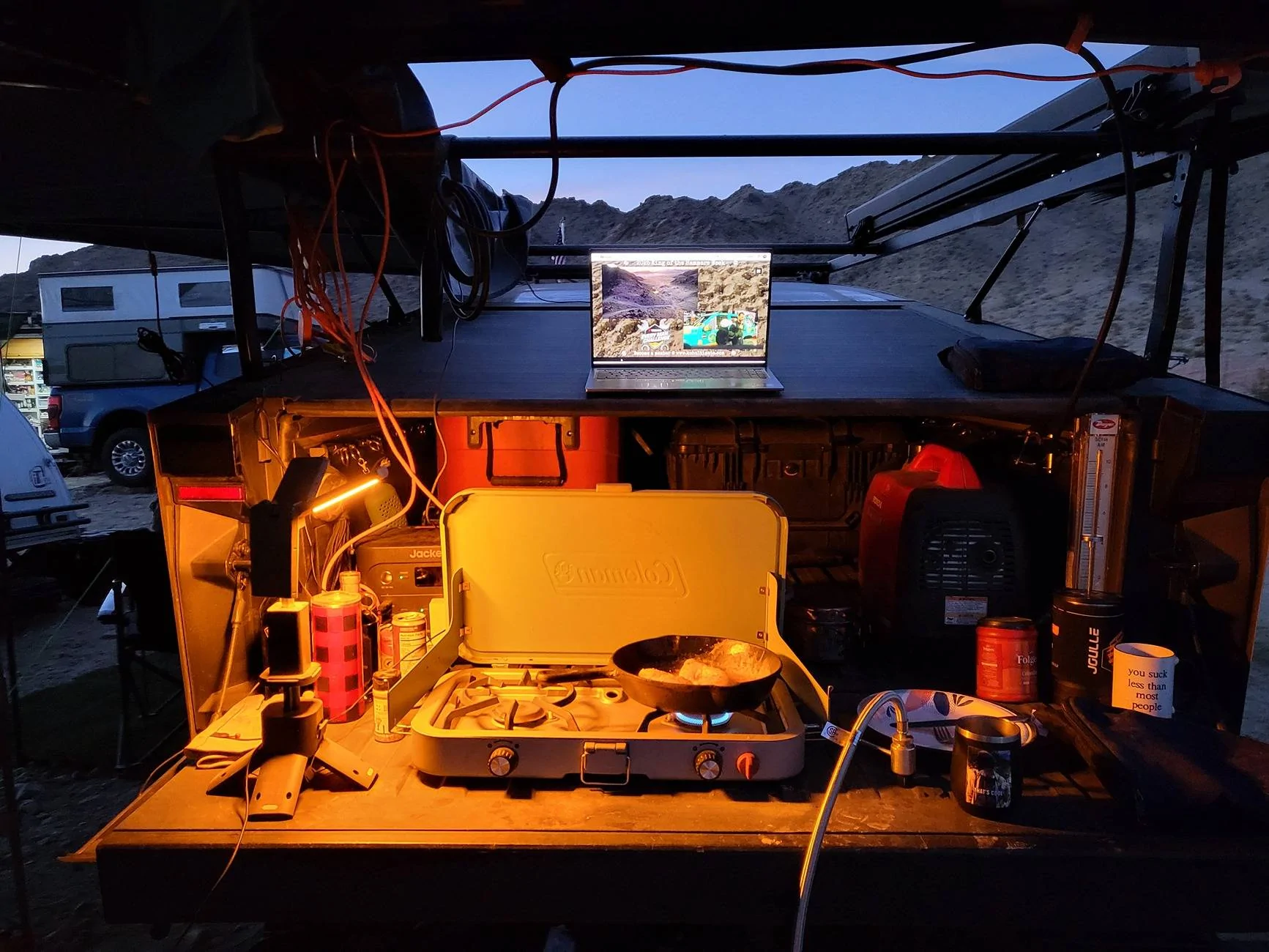 Tesla Cybertruck 🦾 Cybertruck doing truck stuff!  Post your photos! cooking tv starlink