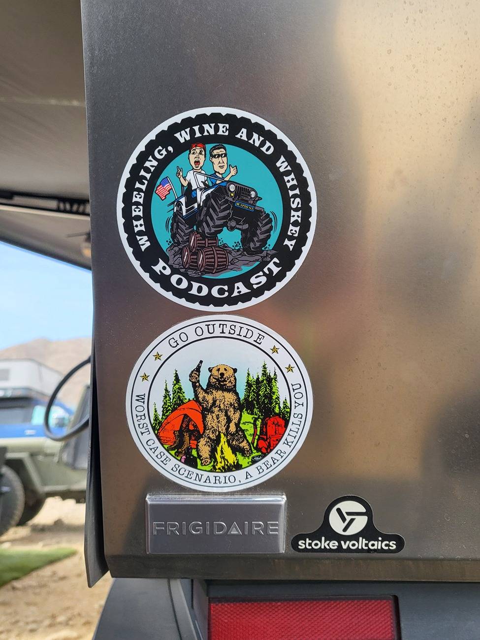 Tesla Cybertruck 🦾 Cybertruck doing truck stuff!  Post your photos! stickers