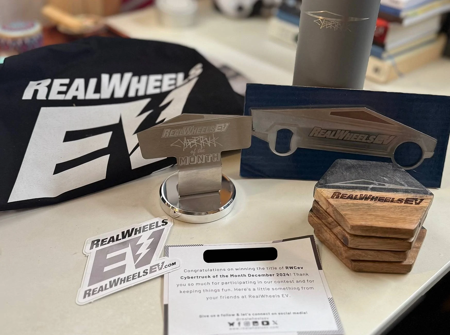 Tesla Cybertruck 👉Vote for December's RealWheels EV Cybertruck of the Month (RWCev CTOTM) Winner Here! IMG_4739