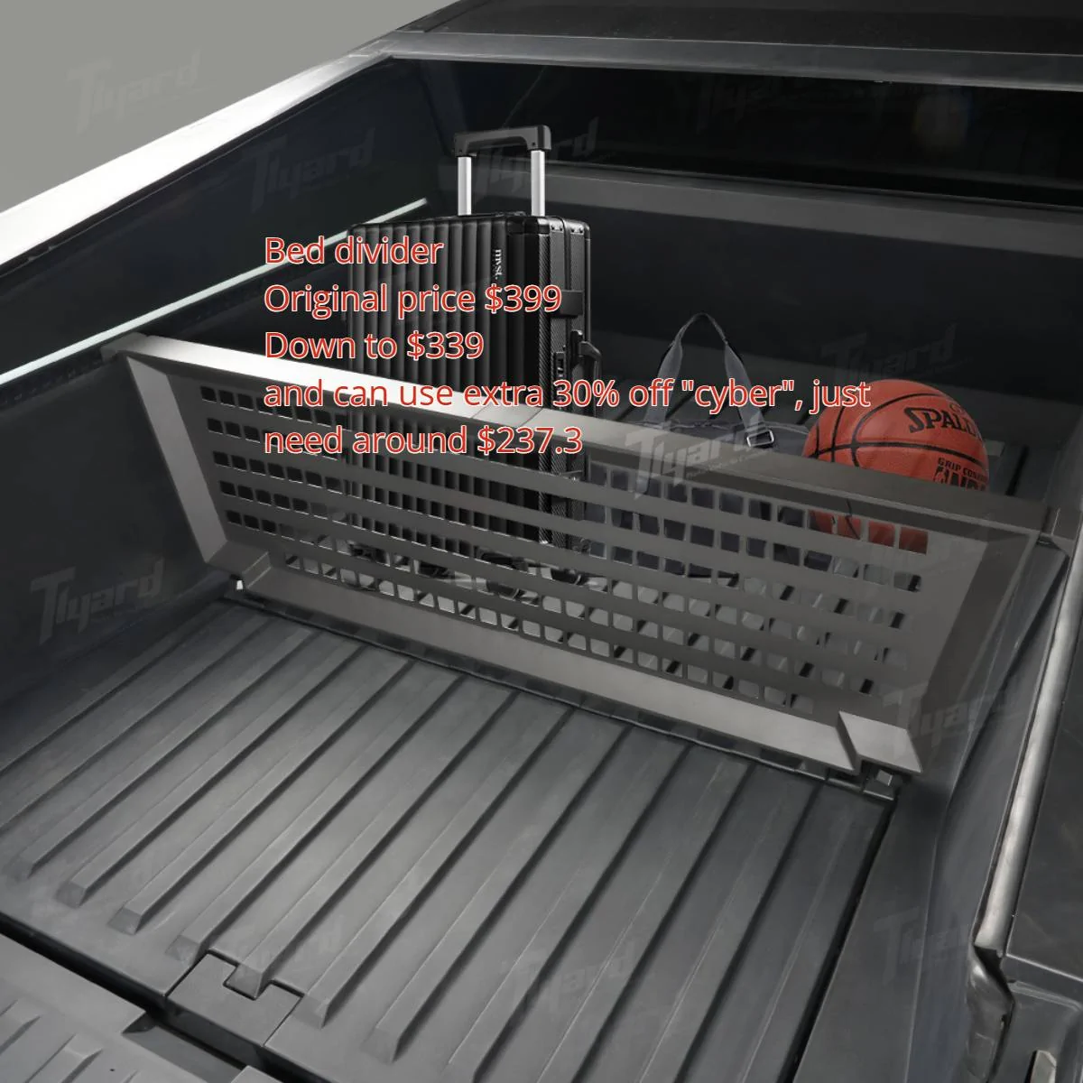 Tesla Cybertruck 💥 Limited-Time Discount! Grab Frunk MOLLE, Side Panels & Bed Divider for Less! FotoJet (10)