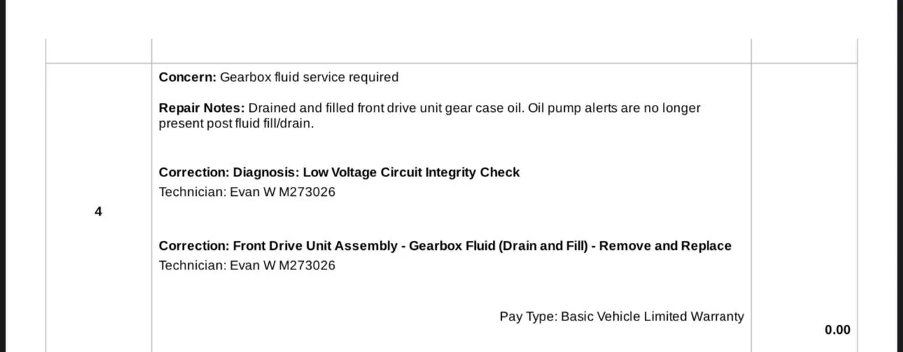 Tesla Cybertruck Gearbox fluid issues happened to anyone? IMG_9828