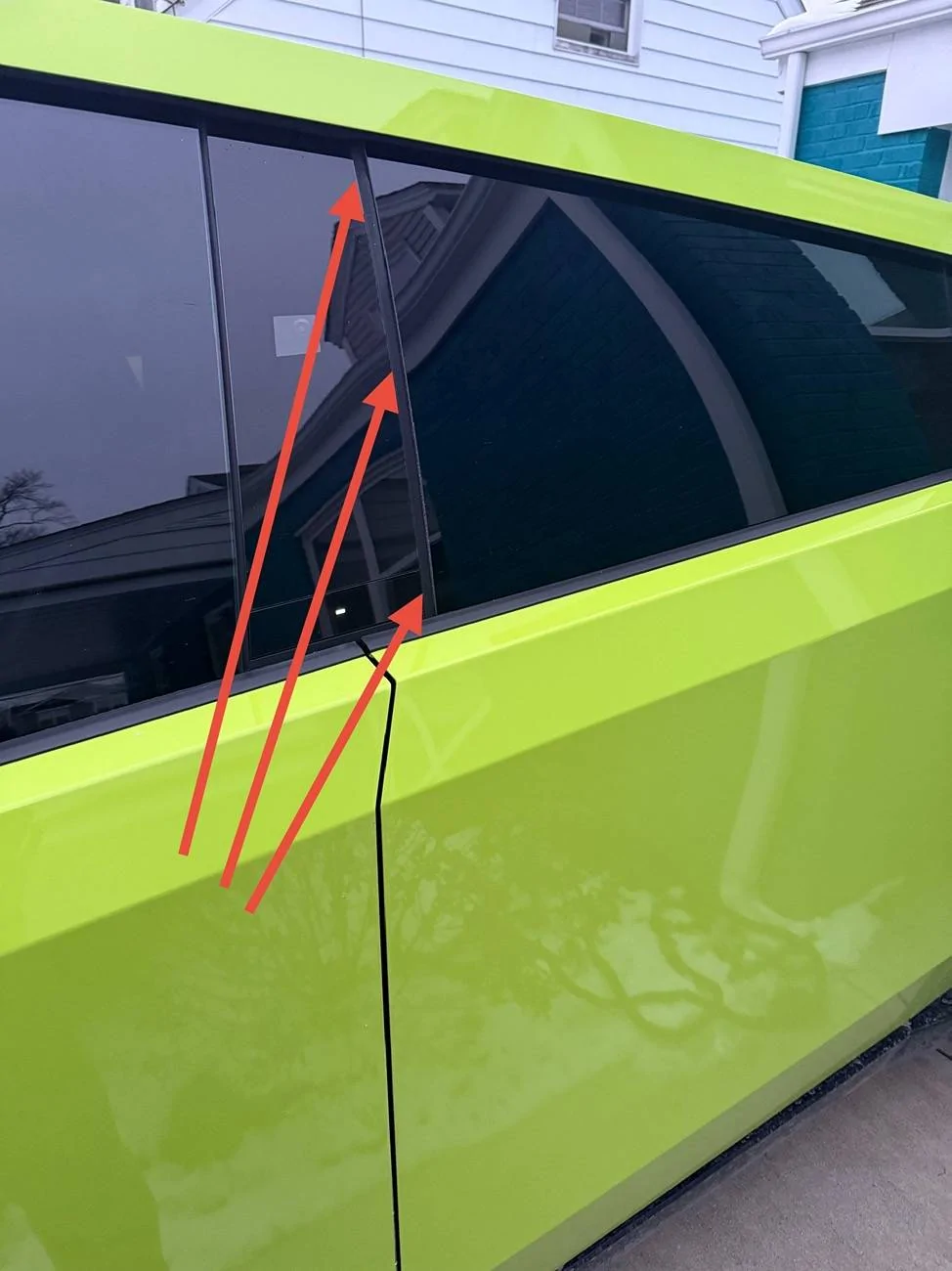 Tesla Cybertruck Leaky Window Seals IMG_1960