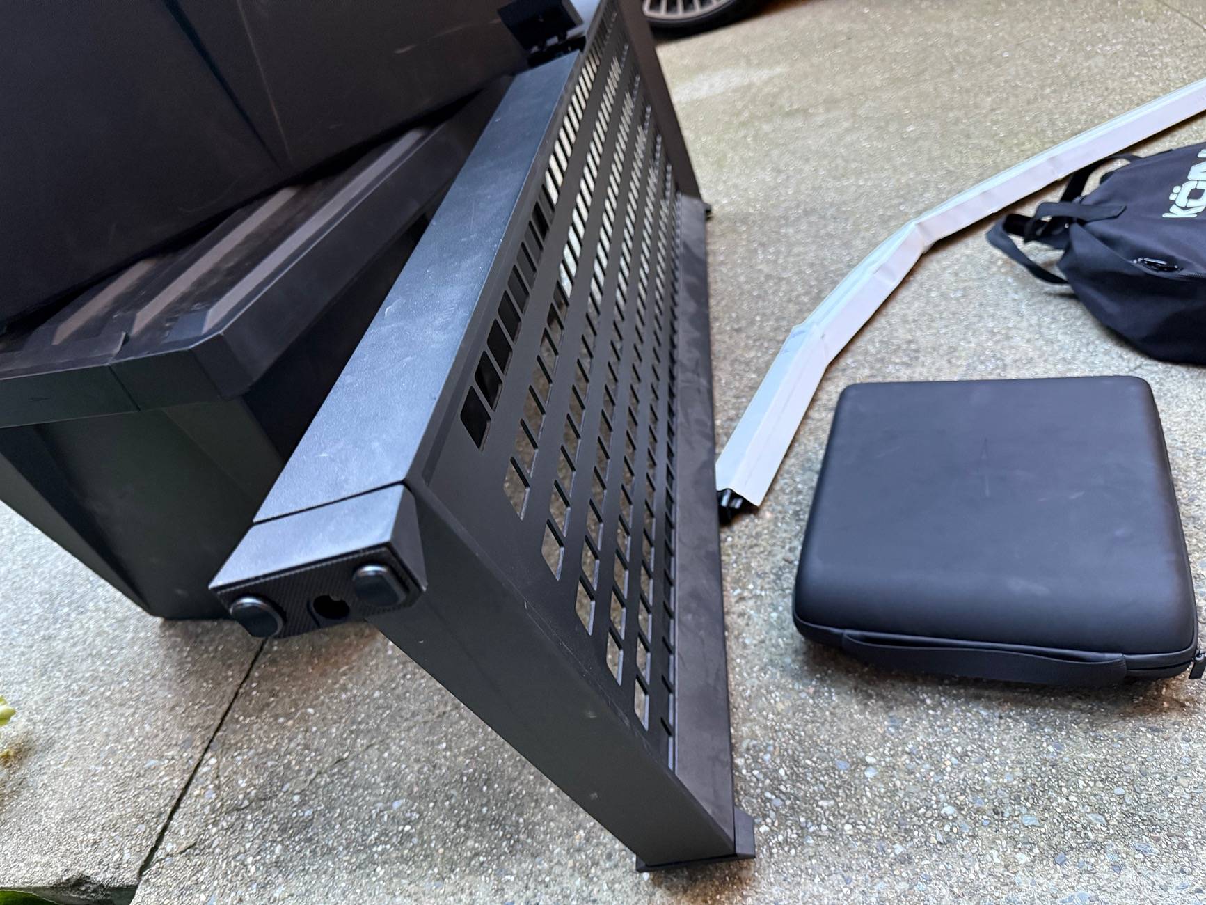 Tesla Cybertruck Divider + Bins + Chains + Wiper + Detailing Kit for sale as one unit IMG_0928
