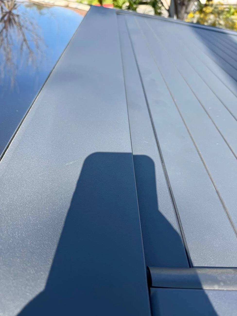 Tesla Cybertruck Tonneau cover gap issue fixed by Service Center under warranty IMG_4967