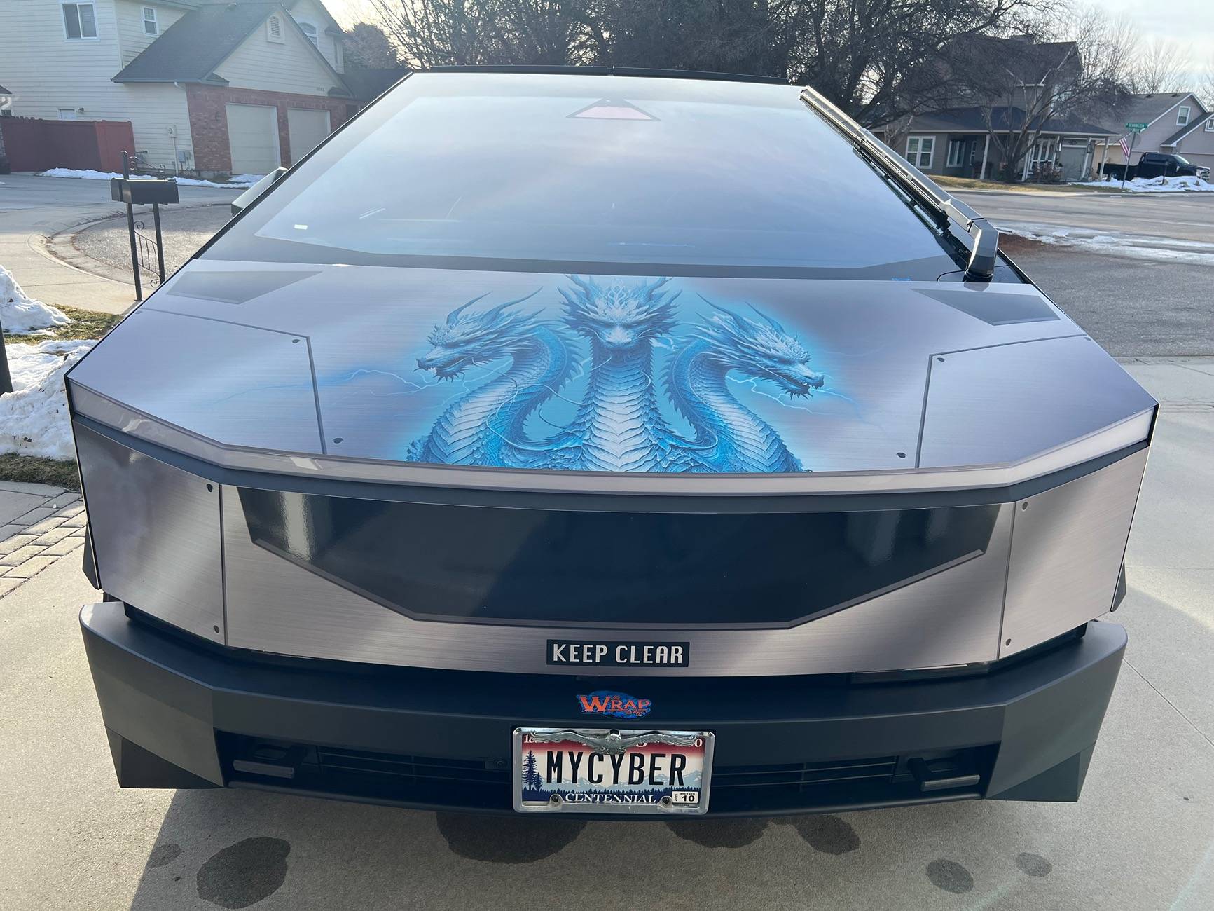 Tesla Cybertruck I added a few more details to Fluffy, including matching window tinting. IMG_3008