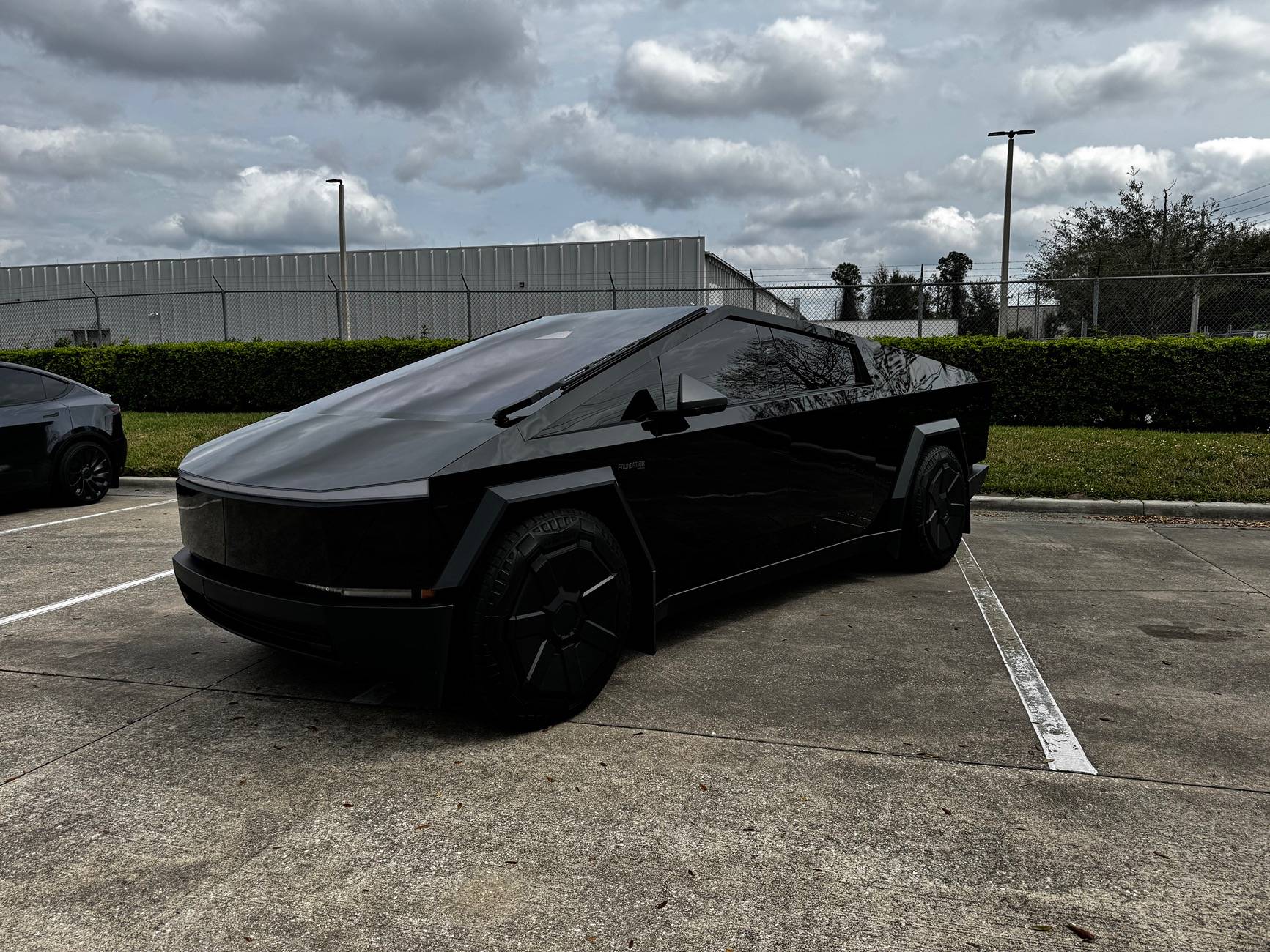 Tesla Cybertruck HIGH GLOSS PPF WRAP FROM SUPREME WRAPS!!! IMG_4694