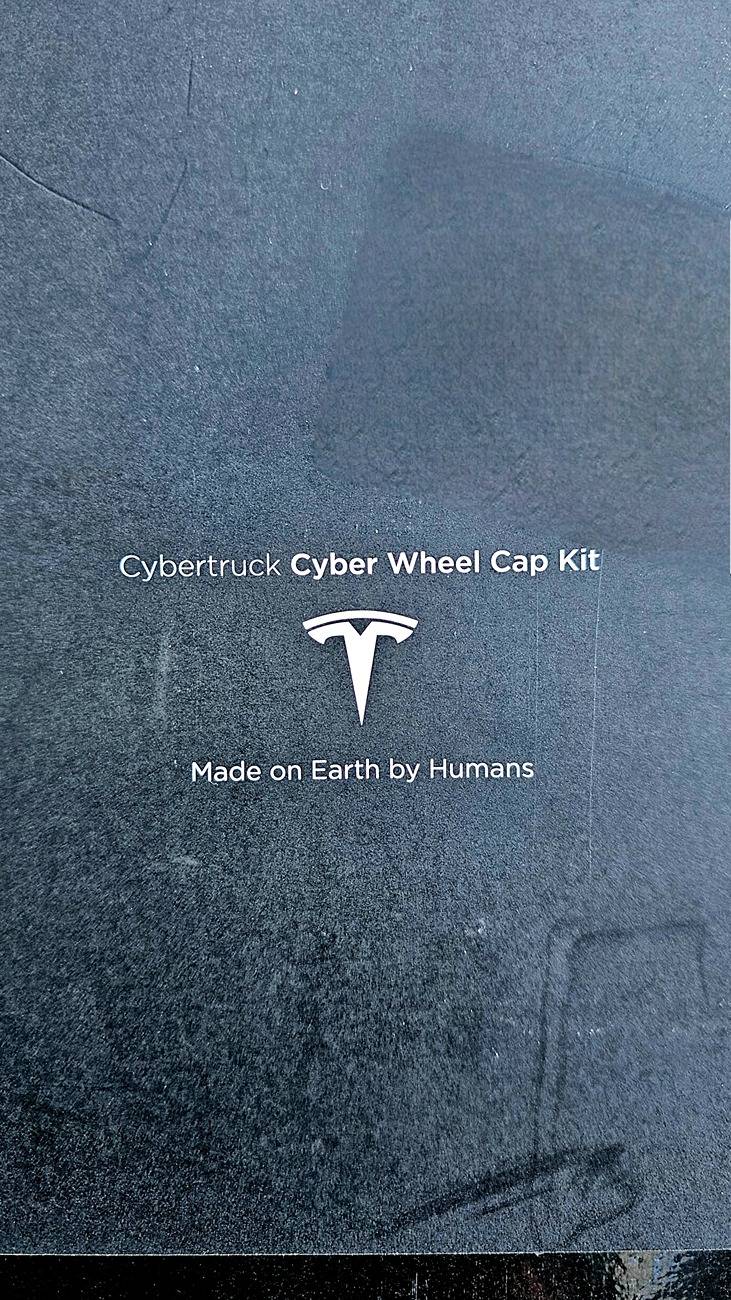 Tesla Cybertruck Free Cyber Wheel Caps from Tesla 20250222_152330