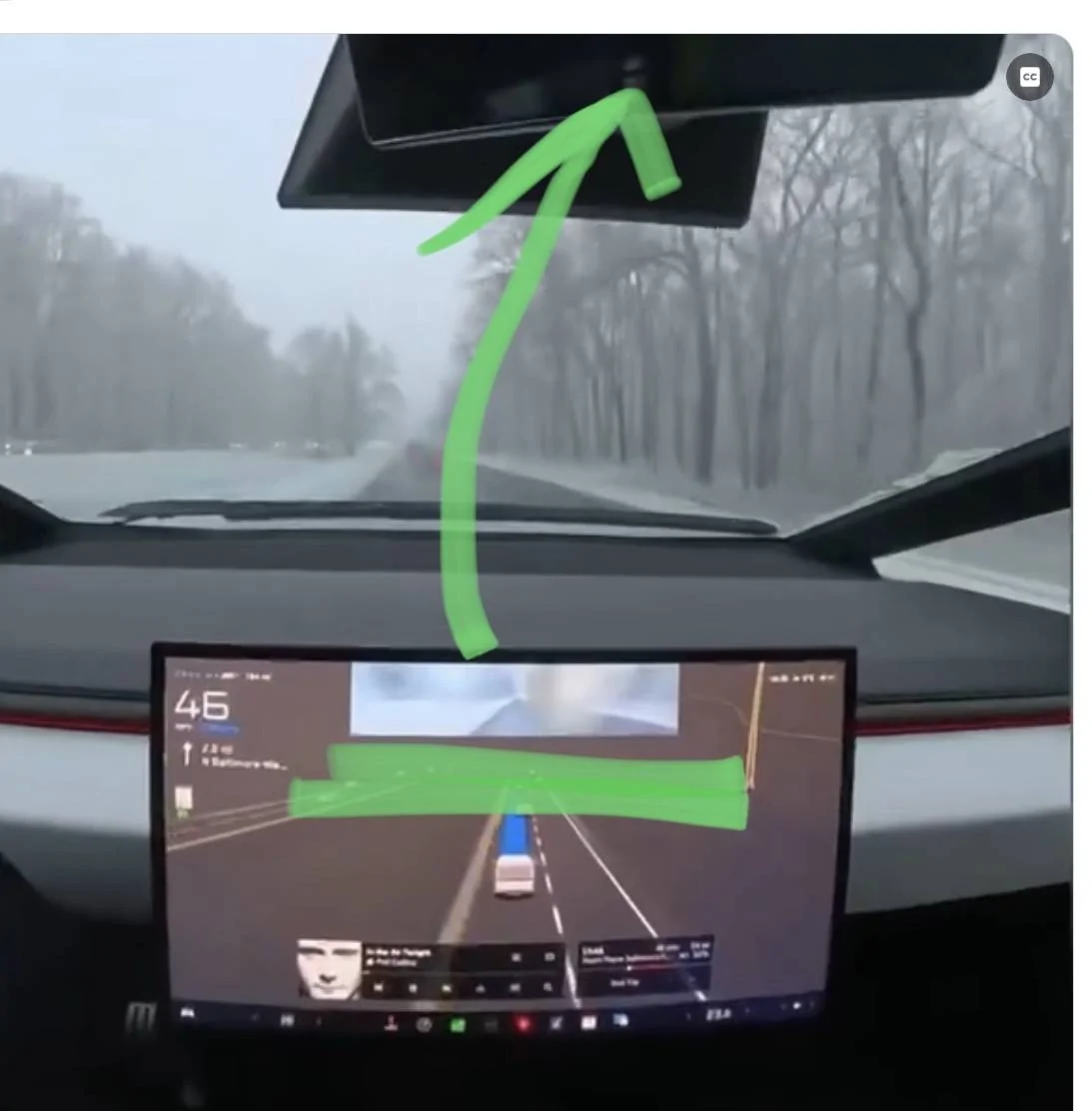Tesla Cybertruck Mirror Delete / Removal Experience - Driving with cameras only & Law Enforcement? IMG_0094