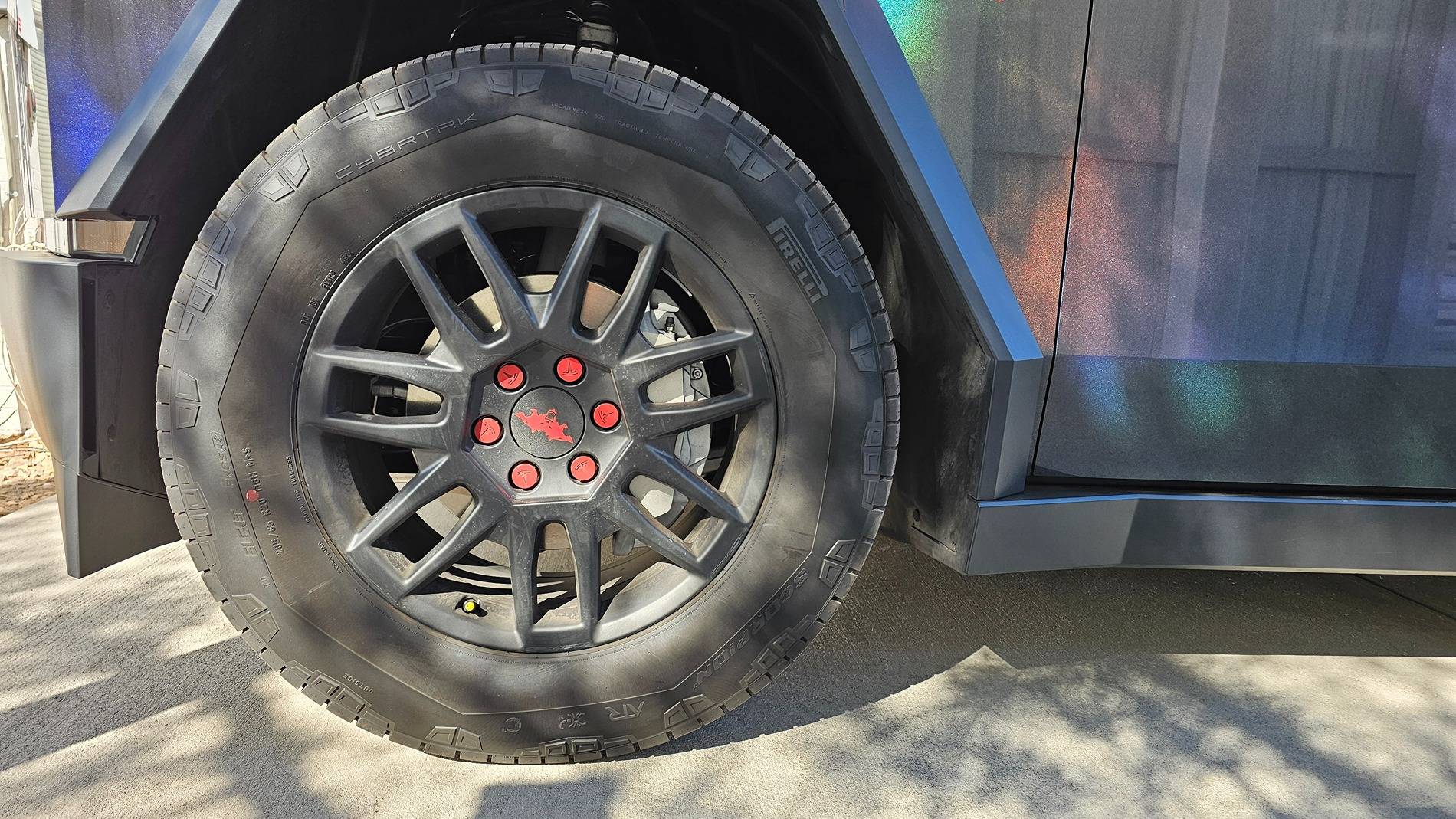 Tesla Cybertruck Free Cyber Wheel Caps from Tesla 20250209_141604