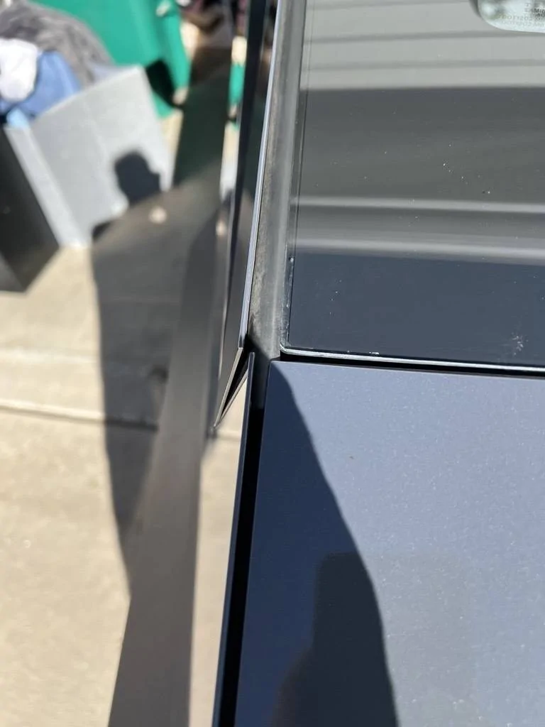Tesla Cybertruck PSA check your CT: loose nut front trim pieces detaching - Service Scheduled - Resolved Front trim delaminating