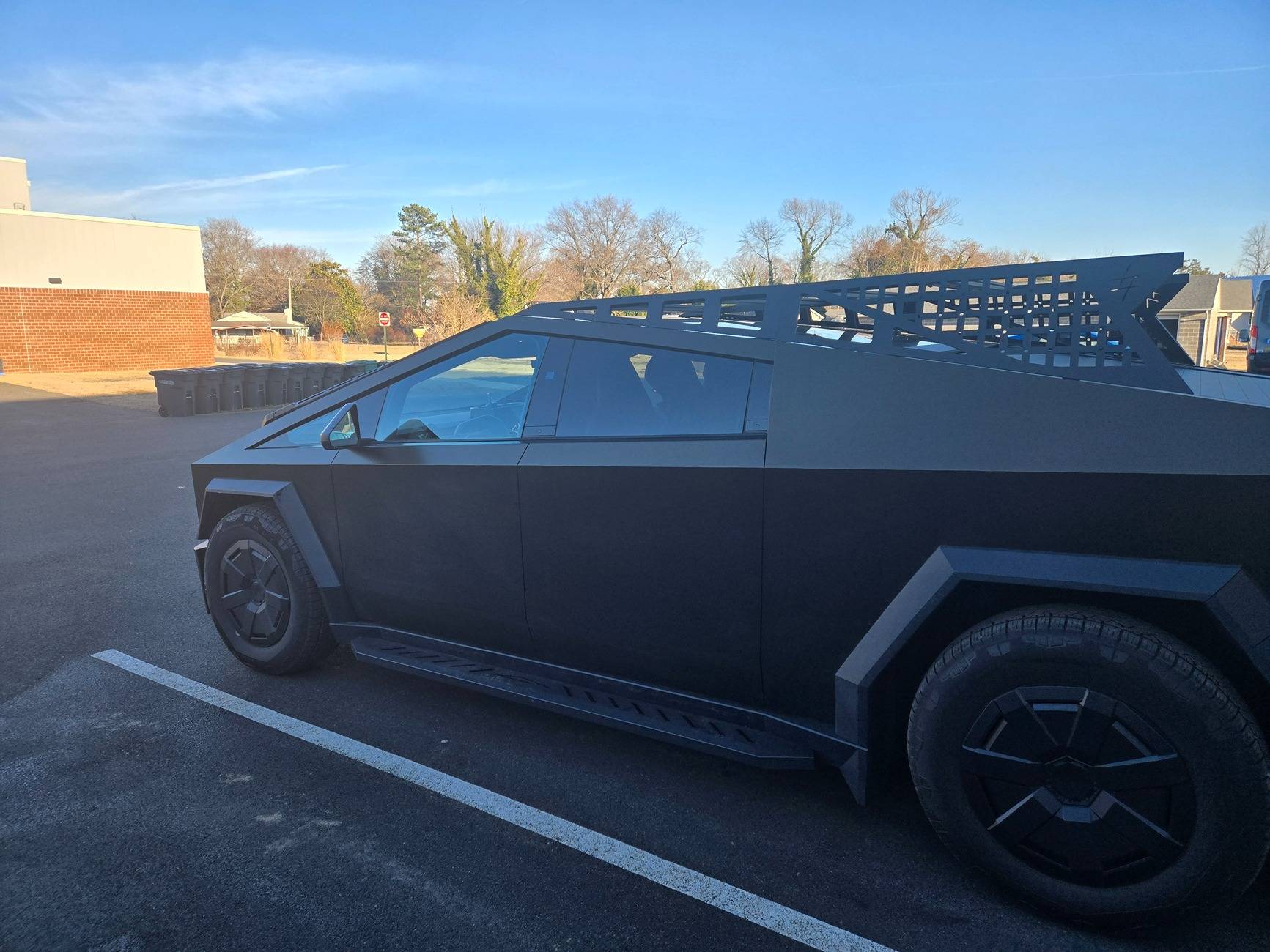 Tesla Cybertruck Mars Expedition Roof-Rack Installed! 20250224_163930