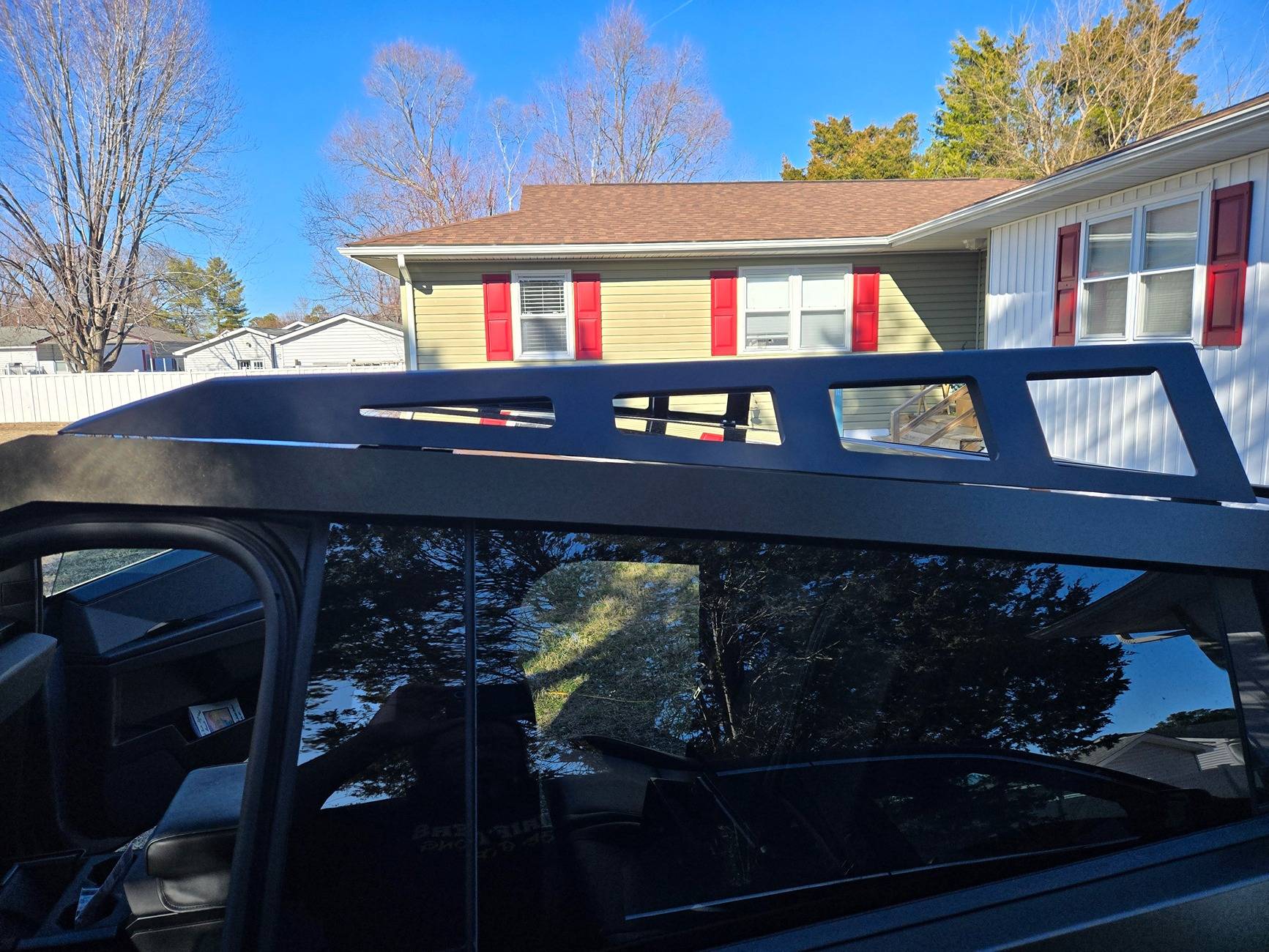 Tesla Cybertruck Mars Expedition Roof-Rack Installed! 20250223_150739