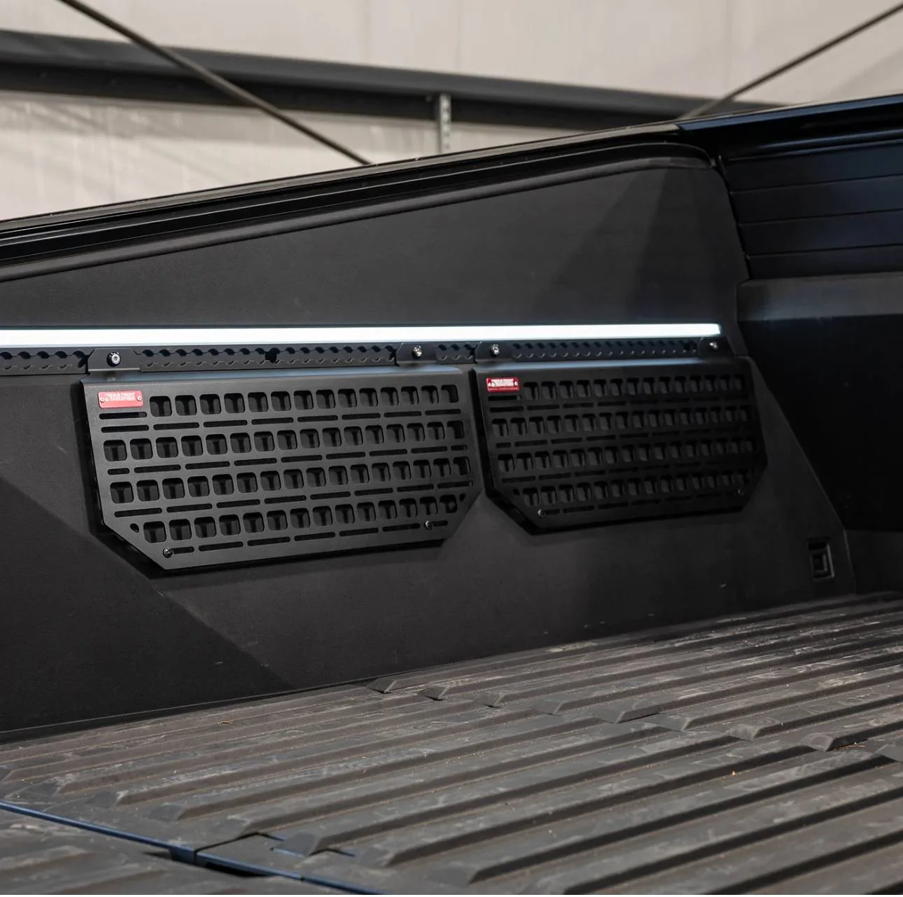 Tesla Cybertruck Lower Bedside MOLLE Panels from BuiltRight Industries IMG_8978
