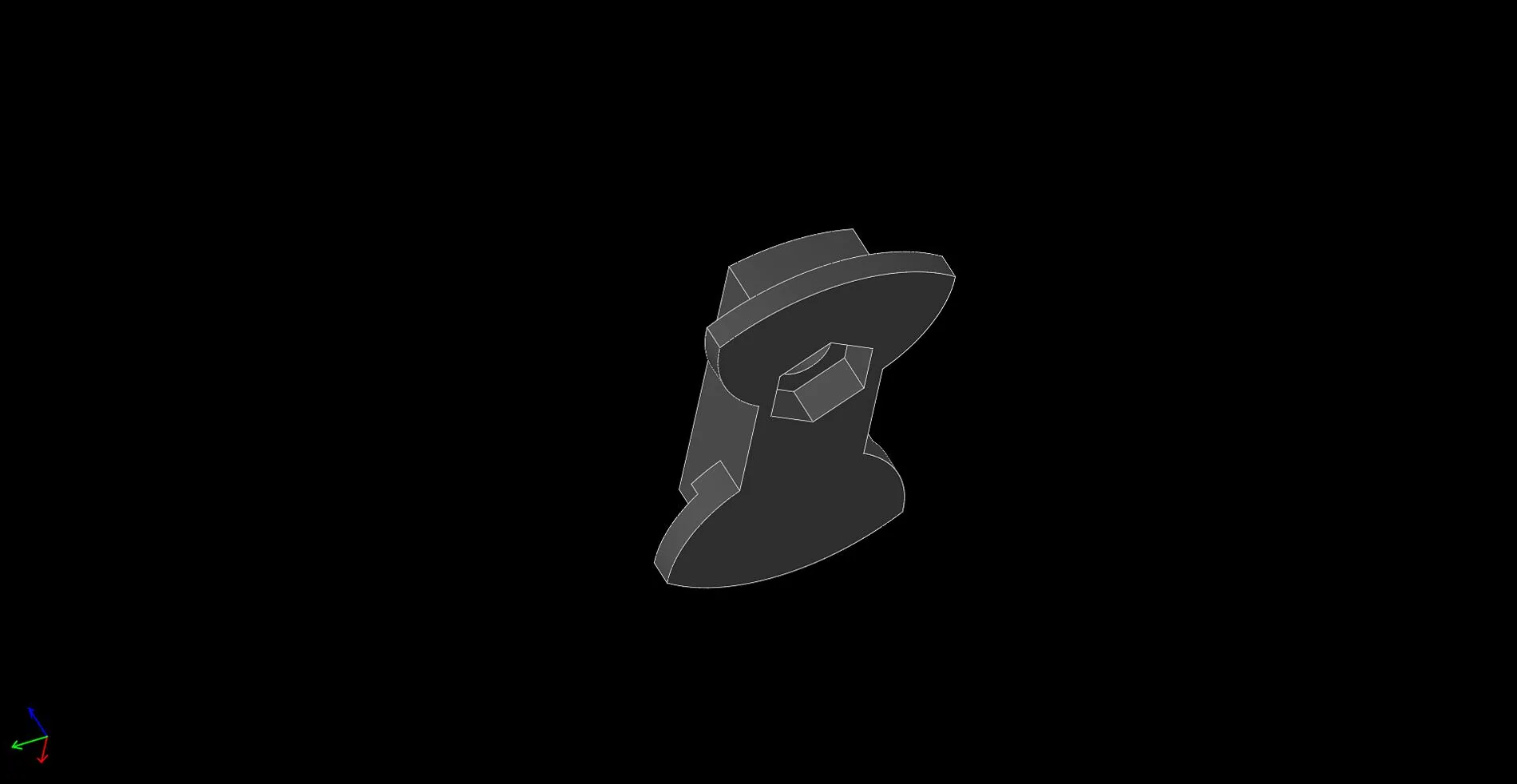 Tesla Cybertruck L-Track Nut (3D print w/ STL file) ltrack_nut_offset2_2