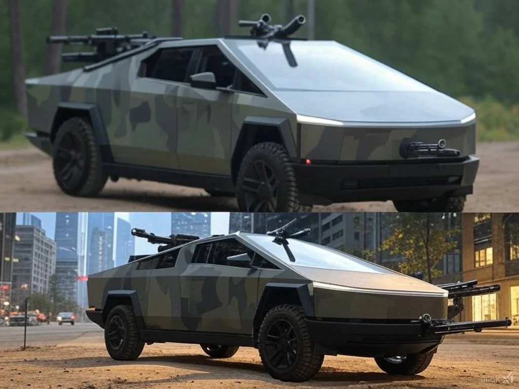 Tesla Cybertruck Grok AI Knows Cybertruck Armor Truck image (4)