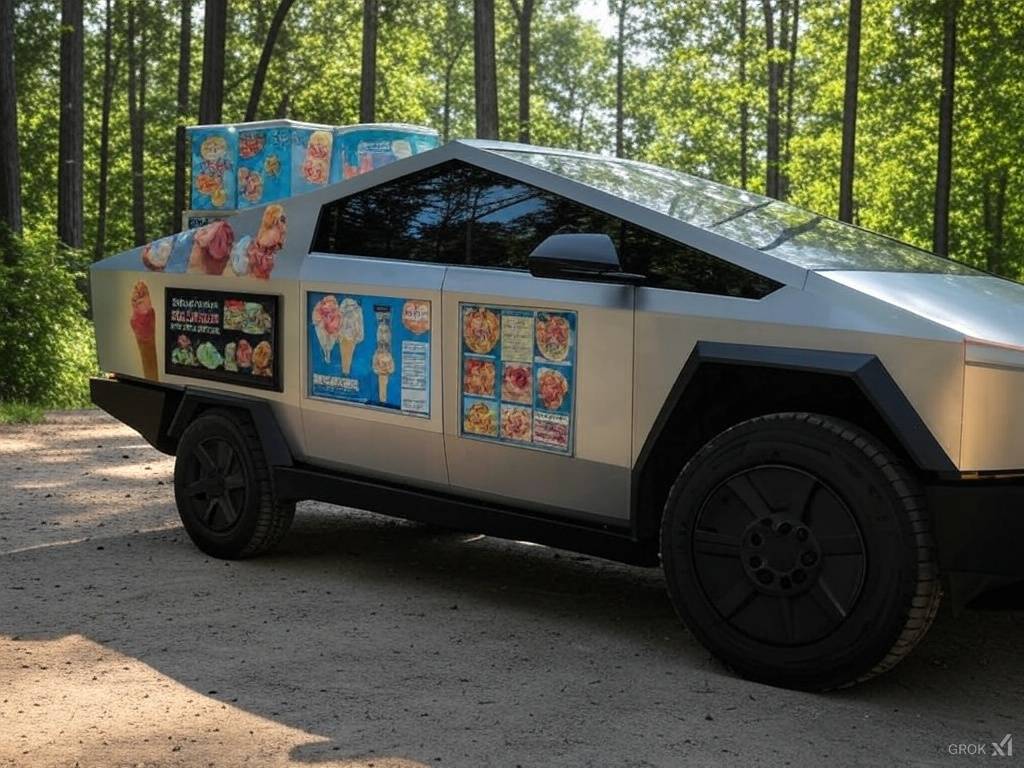 Tesla Cybertruck Grok AI Knows Cybertruck Armor Truck image (3)