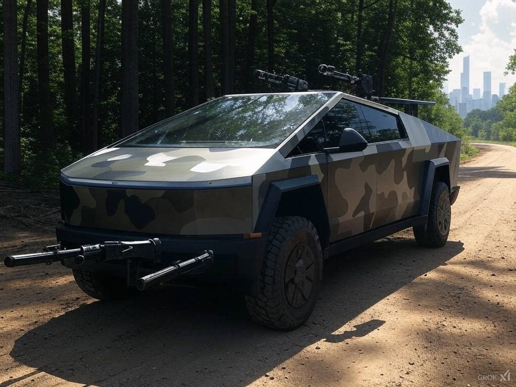 Tesla Cybertruck Grok AI Knows Cybertruck Armor Truck image (1)