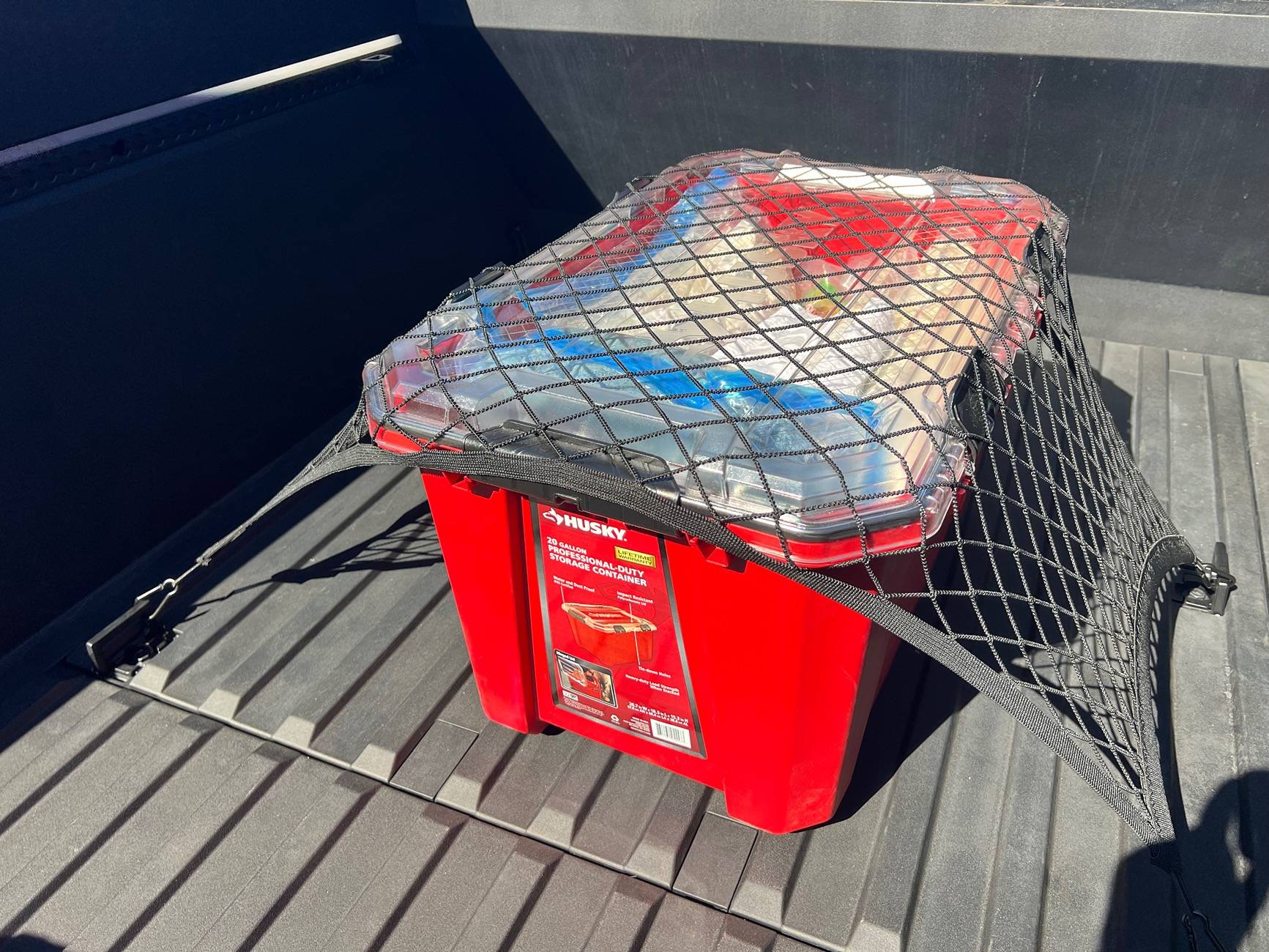 Tesla Cybertruck Basenor’ Small Trunk Cargo Net Review IMG_5515