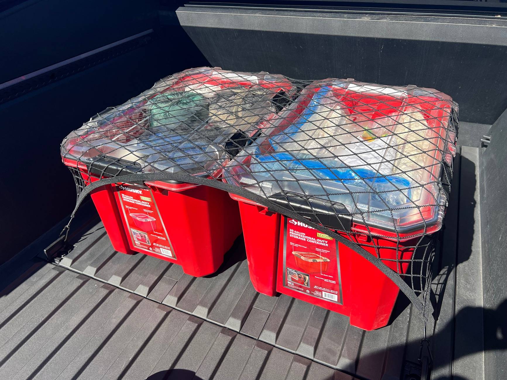 Tesla Cybertruck Basenor’ Small Trunk Cargo Net Review IMG_5517
