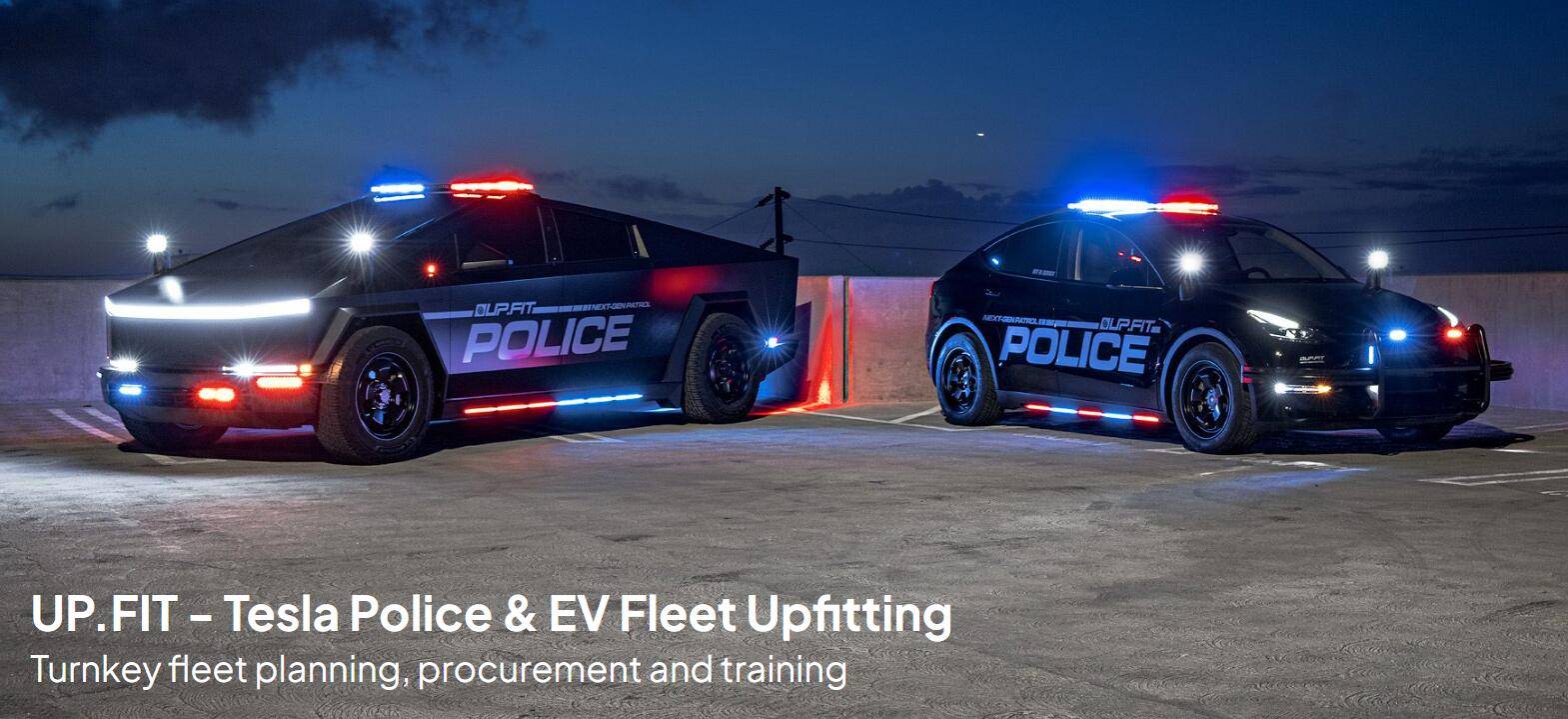 Tesla Cybertruck Las Vegas Police to begin using Cybertruck patrol vehicles - donated by Ben Horowitz & wife image