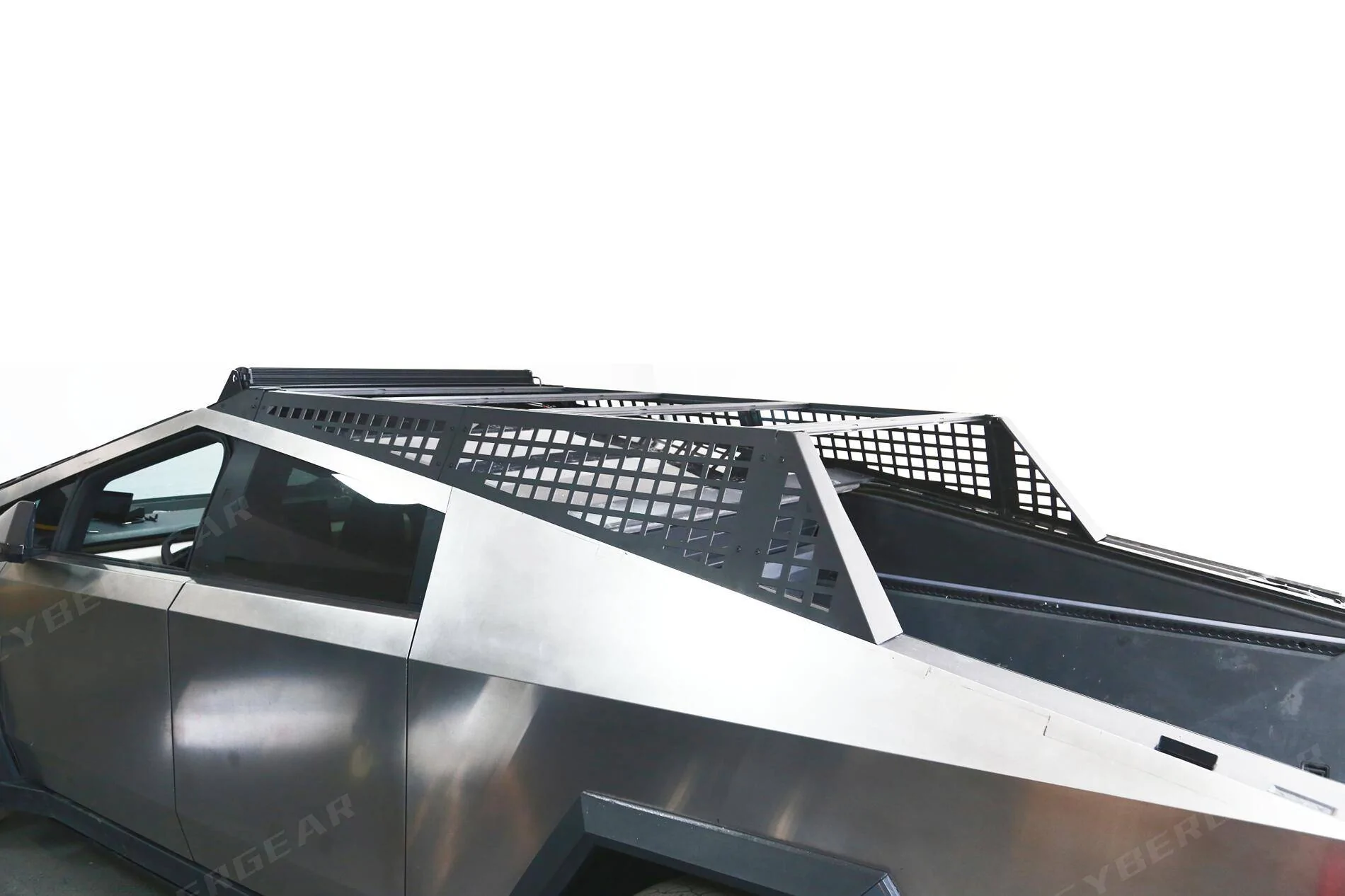 Tesla Cybertruck Overland Roof Rack System & Integrated Light Bar [CyberGear] 1740675200829-id