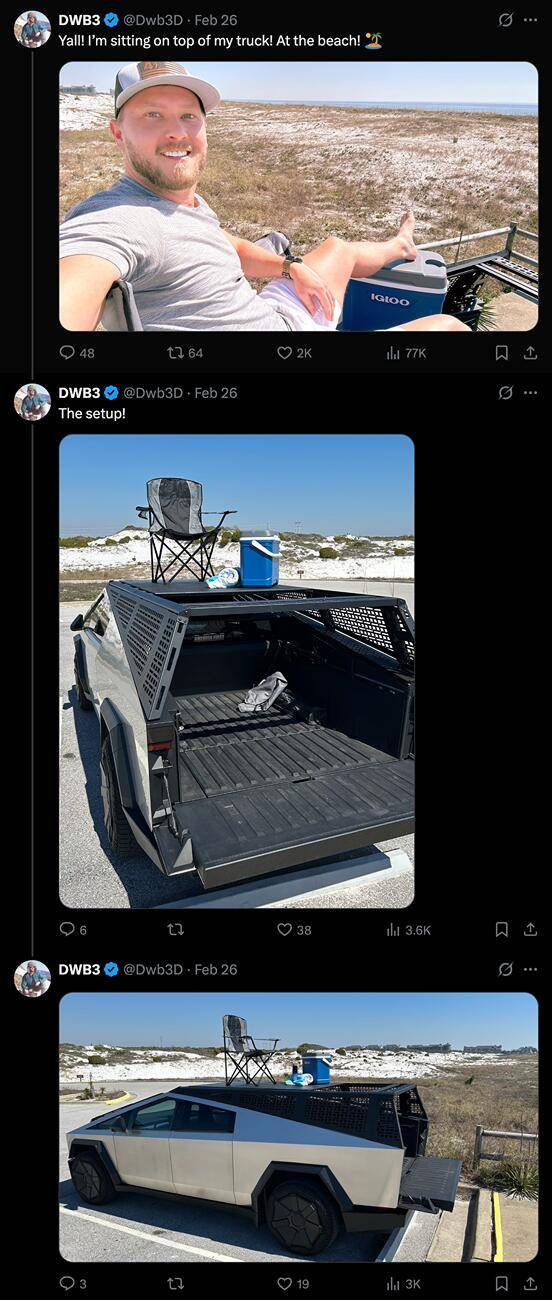 Tesla Cybertruck Urander Rack Mega Thread – Post Your Setup! DWB3