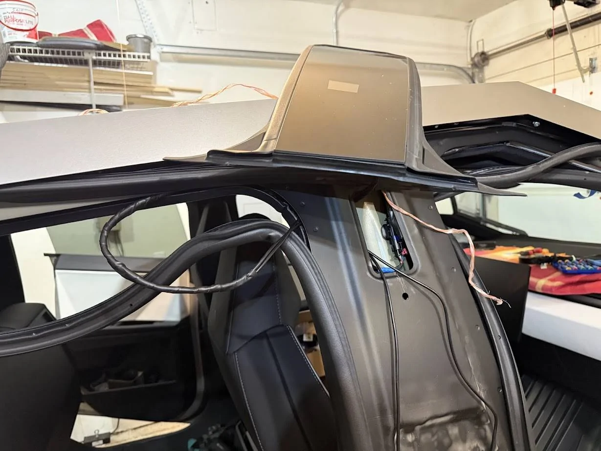 Tesla Cybertruck Hansshow trailer and truck back up camera installation ca