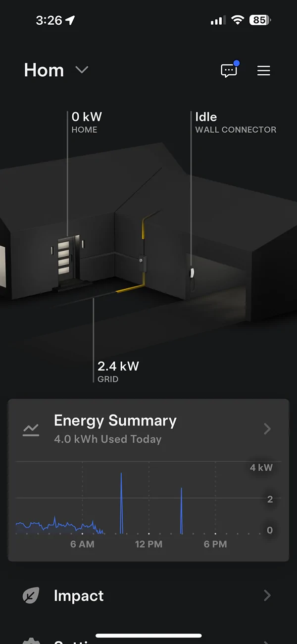 Tesla Cybertruck Powershare Update - Solar while islanding without powerwall IMG_0169