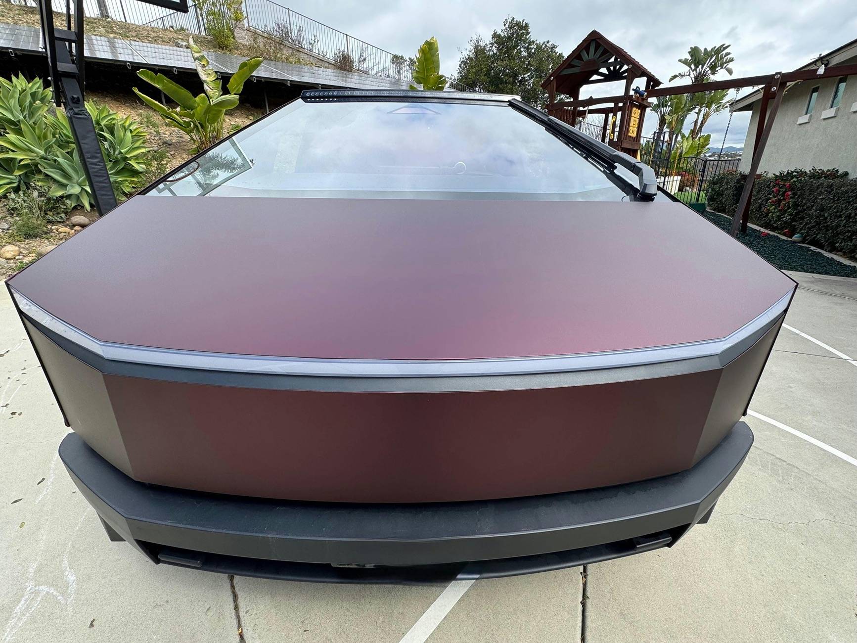 Tesla Cybertruck DIY Showcase: Ultra-Matte Electroplate Purple PPF Wrap by TWRAPS 1740861348__img_0999__original