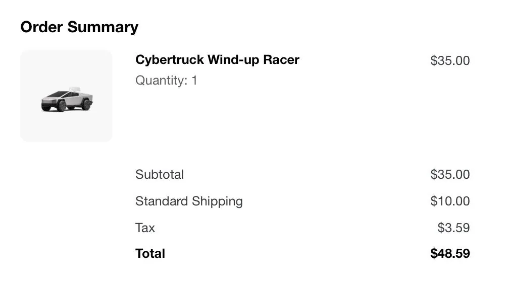 Tesla Cybertruck CyberTruck "Wind-Up" Racer back in Stock!! IMG_6946