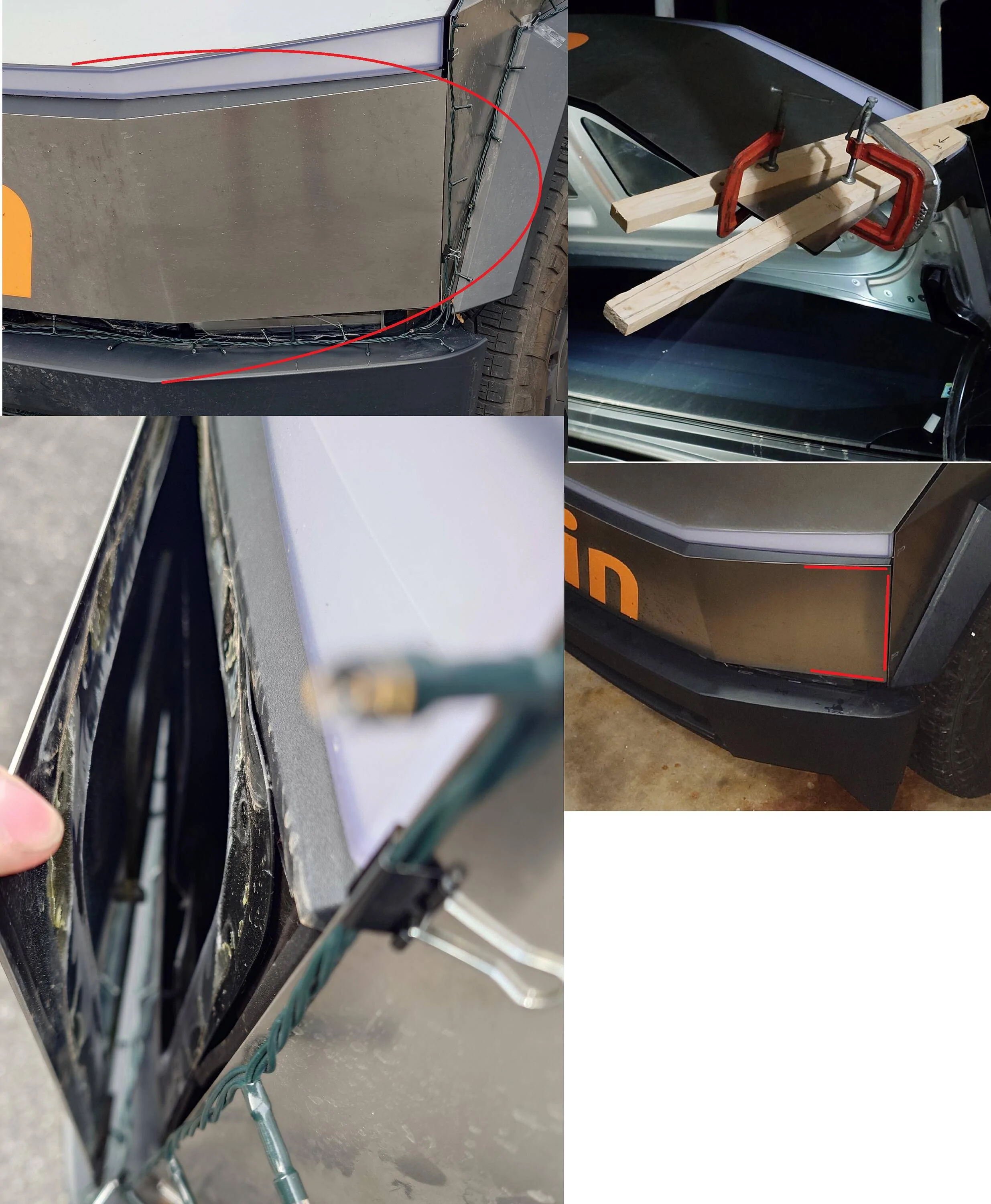 Tesla Cybertruck Cybertruck Stainless Panels are falling off ...Is this a new phenomena? imag