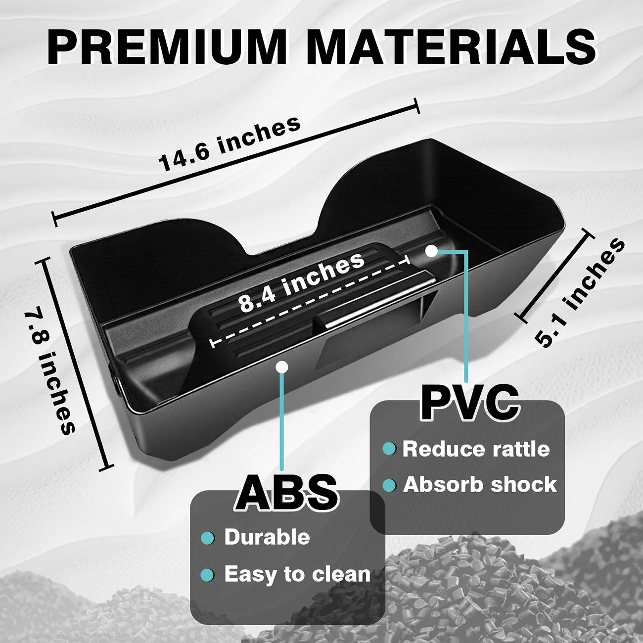 Tesla Cybertruck New Release from BestEvMod – 2PCS Front Seat Rear Under Seat Storage Boxes for Cybertruck 2