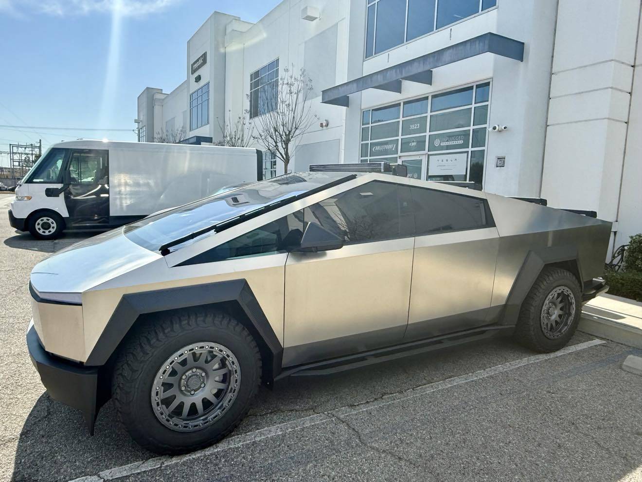 Tesla Cybertruck Unplugged Performance - Rear Bumper & Rocker Panels/Rock Sliders and more 480637716_610218408308752_8629633471089347944_n