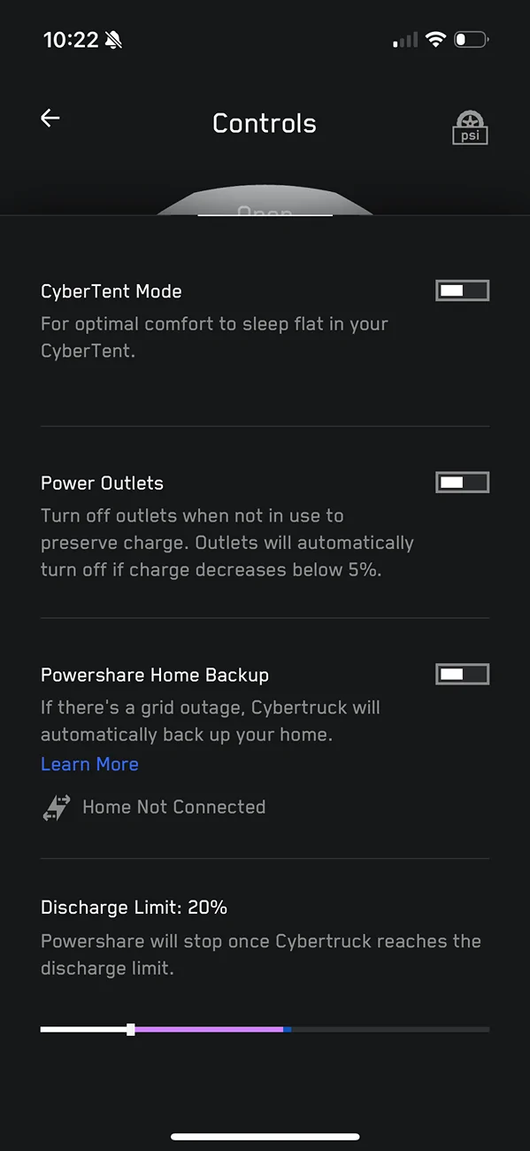 Tesla Cybertruck Powershare update: Home Backup enabled for Solar + Backup Switch IMG_4843