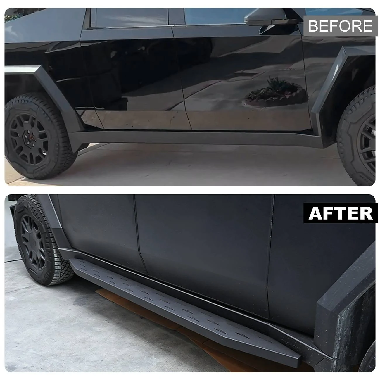Tesla Cybertruck EVBASE NEW Gen5.0 Running Boards for Cybertruck 2