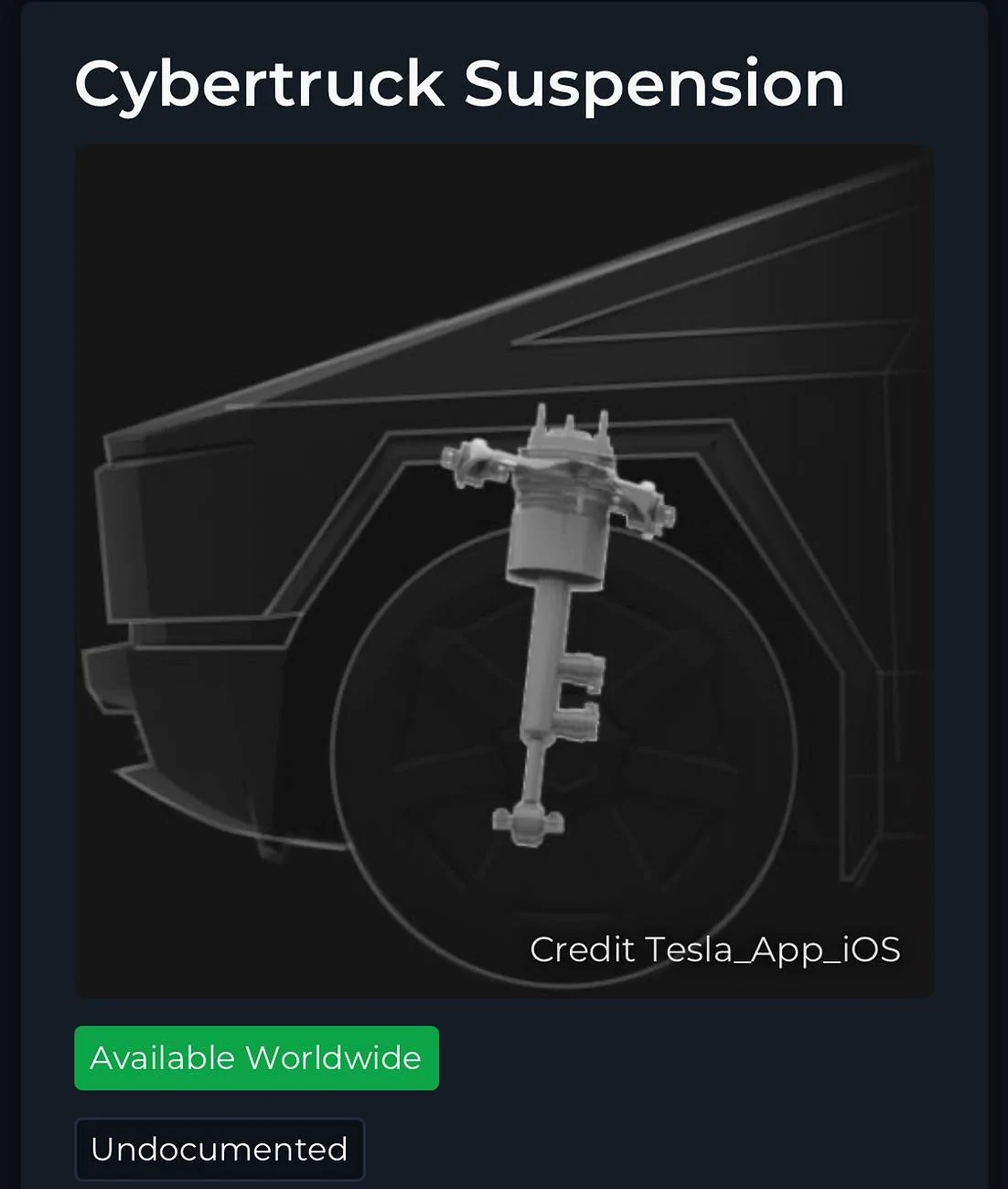 Tesla Cybertruck ✅ Ability to control CT suspension height from Tesla app coming in 2025.8 Update! IMG_3622