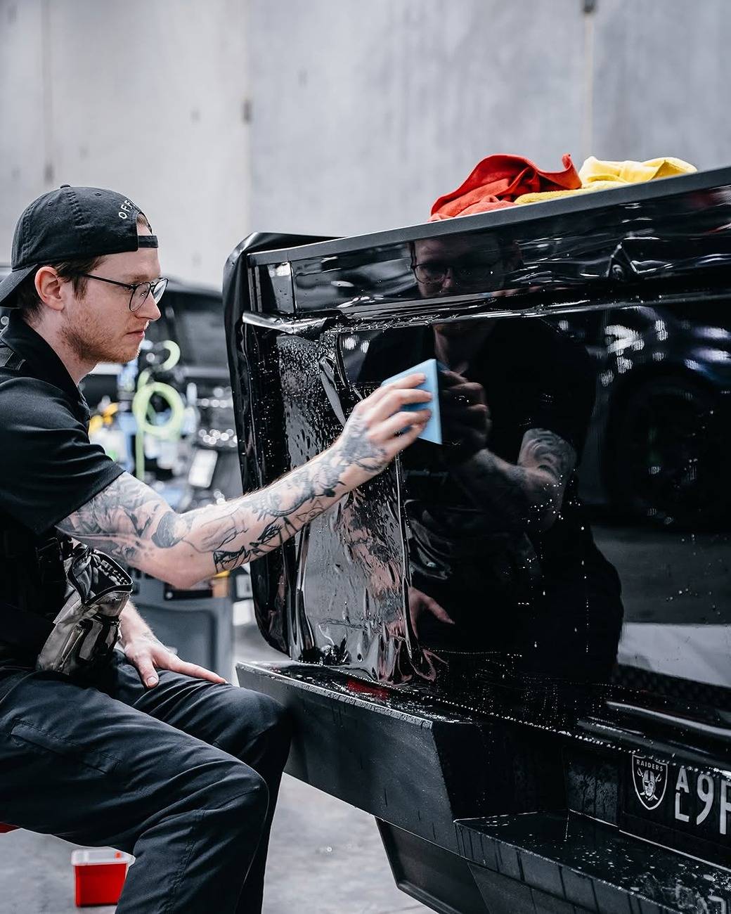Tesla Cybertruck Pure PPF Ultra Gloss Black Cybertruck wrapped by Tier 1 Autohaus Snapinst.app_481375099_18038454368416837_8191428553423674104_n_1080